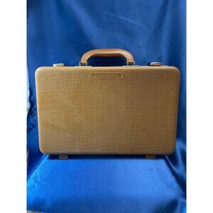 Vintage Doskocil Brown Textured Carrying Case Foam Interior